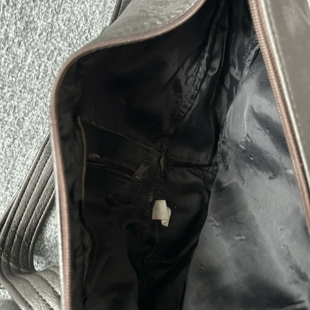 Amerileather Bag Chocolate‎ Sling Backpack Leather Crossbody Mens Travel Daypack
